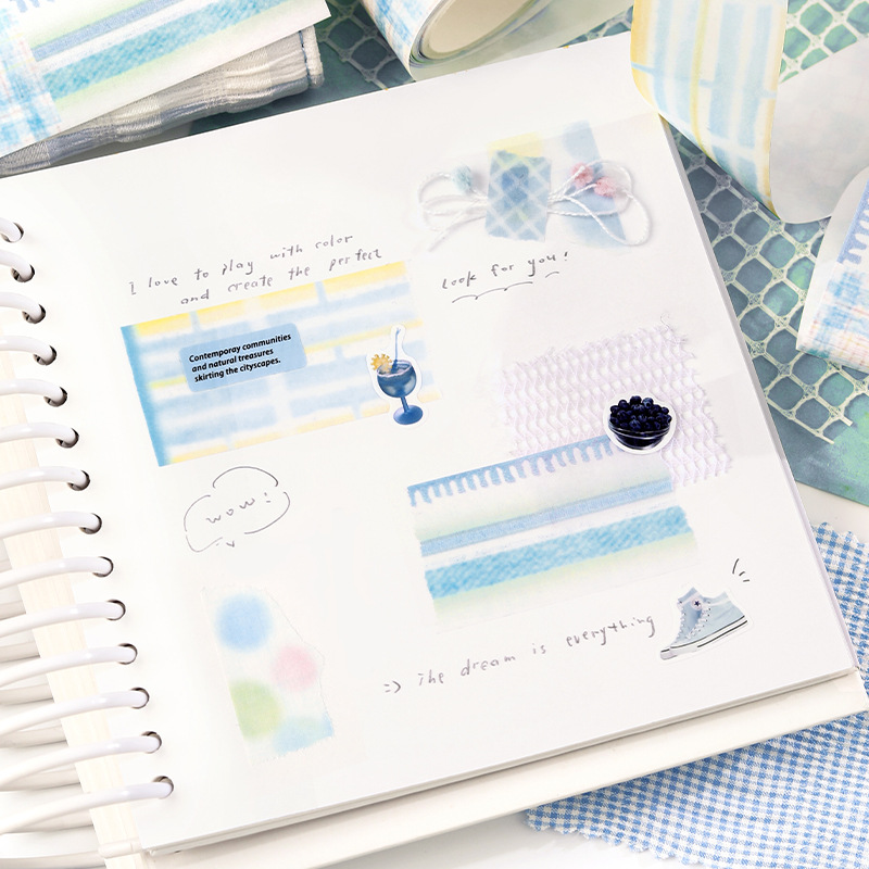 NOTE FOR y cinta de papel inspirada en la serie tejida, sal simple, material de decoración de cuentas de niña fresca