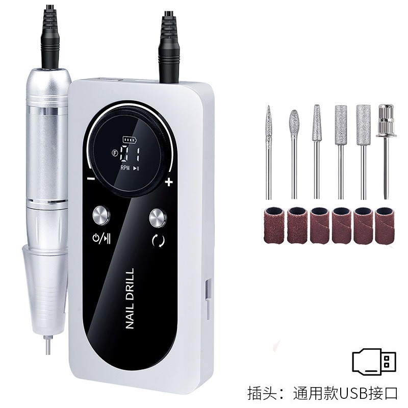 Máquina pulidora de uñas máquina de pulir portátil de alta velocidad eliminación de uñas profesional removedor de esmalte de uñas inteligente piel muerta máquina de belleza de uñas