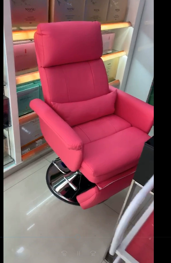 Кресло для красоты, кресло для маски для лица с откидной спинкой, гидравлический подъемник, седентарные татуировки ресниц, маникюр, плоское лежачее кресло-диван