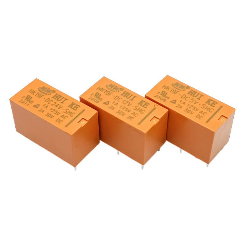HK19F-DC5V-SHG Оригинальное Сигнальное реле Huike HK19F-DC24V-SHG два открытых, два закрытых 2А
