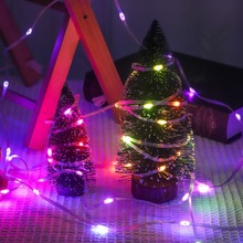 跑马流水RGB幻彩皮线灯户外防水太阳能露营庭院装饰节日氛围