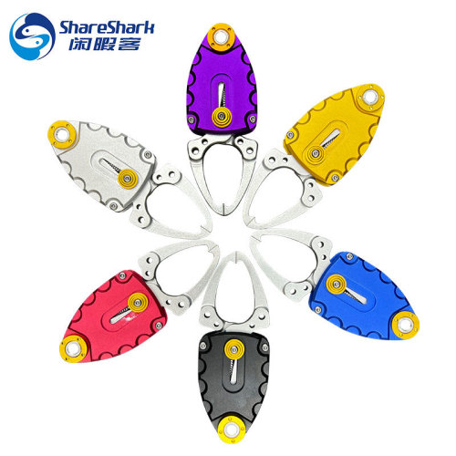 Mini Beetle Series Colored Aluminum Alloy Fish Controller Fishing Tools Fish Mouth Pliers Fish Clamping Pliers