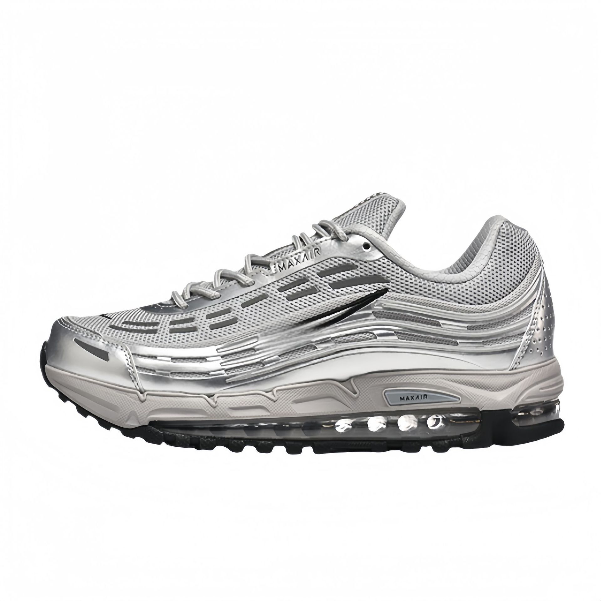 Nuevo MAX 9920 Cojín de palma completa Zapatos casuales para hombres y mujeres 97 Zapatillas deportivas de running CDG Black Samurai de tercera generación