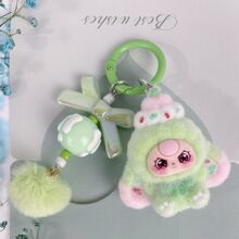 植绒圣诞甜心三岁潮玩可爱公仔包包挂饰钥匙扣创意礼品直播爆款