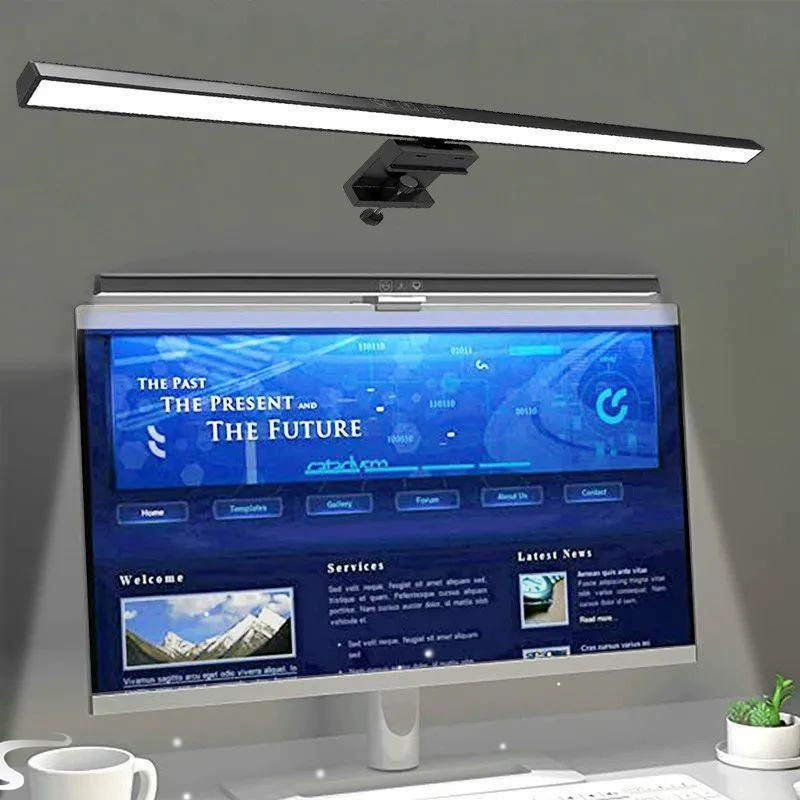 Eye-Care LED Desk Lamp for Monitors, 50cm Adjustable Screen Light for Computer and PC