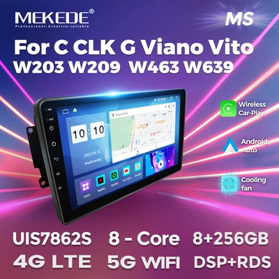 Applicable to Mercedes-Benz W209Mercedes Benz W203 W463 W639 Android large screen car navigator