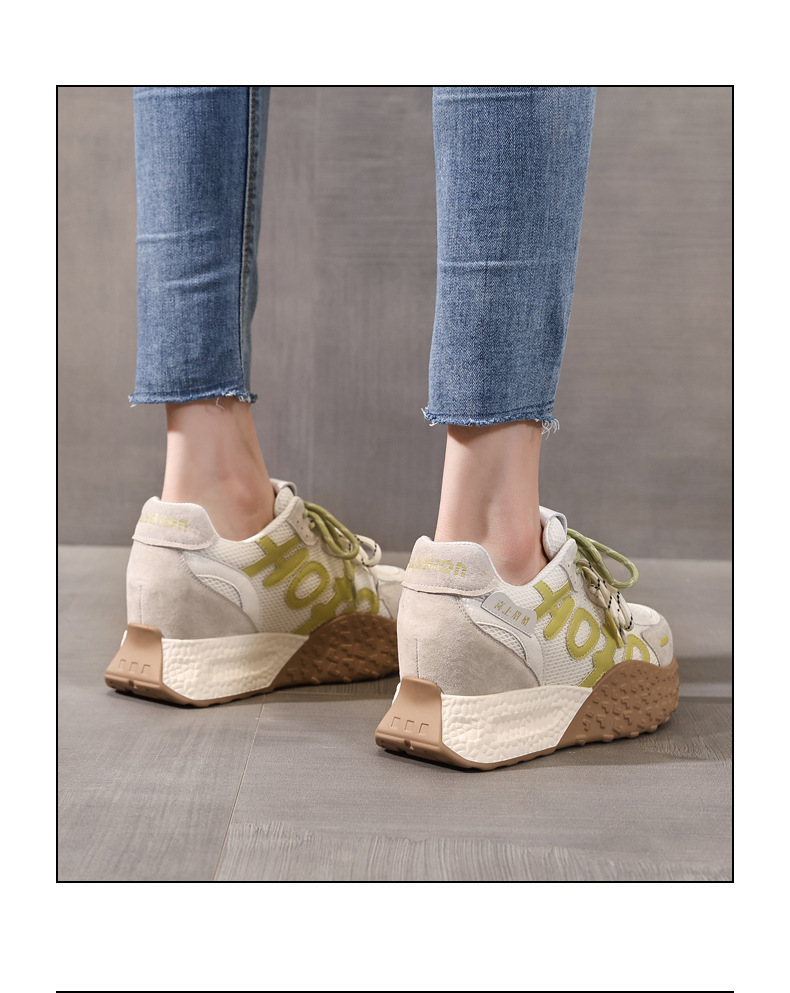 Giày sneaker nữ đế dày lưới thoáng khí phong cách cổ điển — màu sắc chi tiết 15