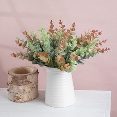 小尤加利金錢葉廠家插花批發仿真花外貿出口綠植牆假花MW20202