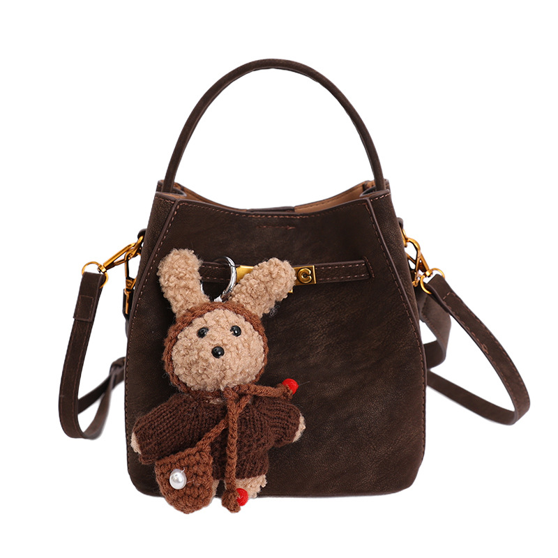 Super caliente canasta de platos de mano bolso de cubo de agua mujer venta caliente transfronteriza nuevo nicho coreano alto sentido versátil bolso mochila
