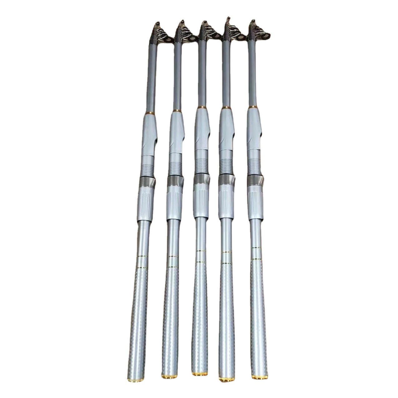 Nueva caña de pescar de tela de 5 capas 2,1 m 3,6 m caña de pescar de largo alcance caña de pescar al por mayor de la fábrica caña de pescar transfronteriza