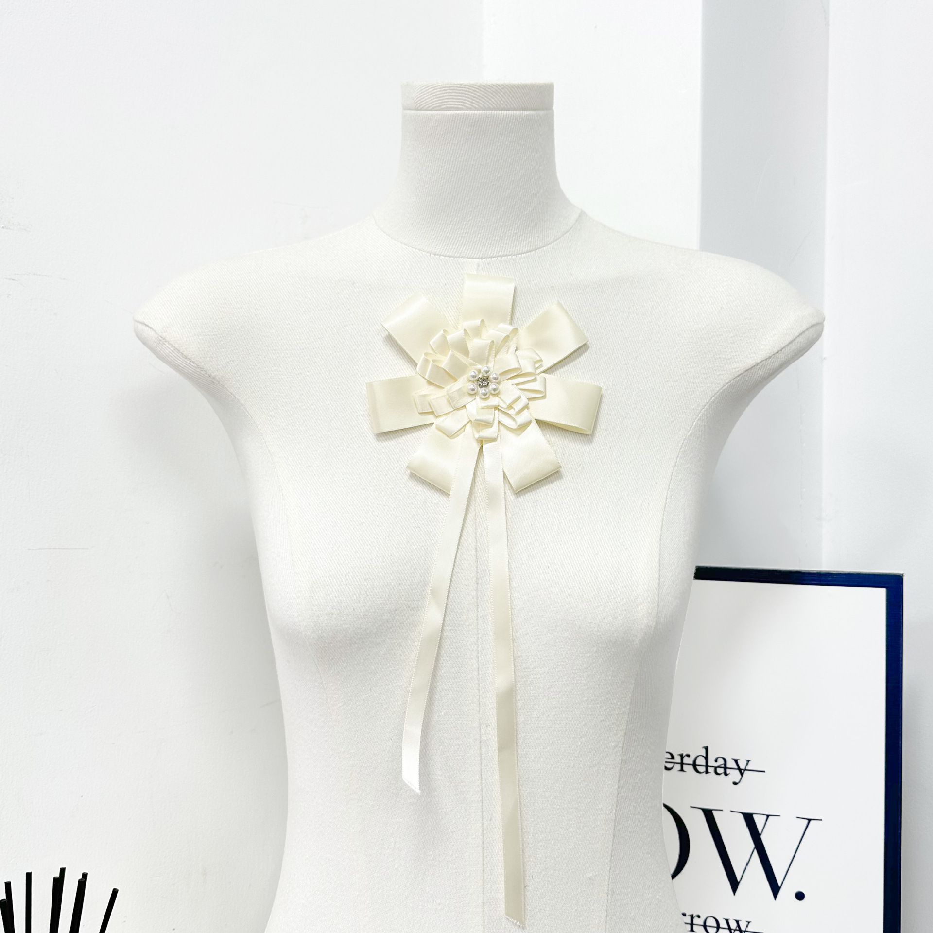 Flores de Gasas para Accesorios del Cabello de Poliéster Hecho a Mano para Accesorios de Cabello y Ropa
