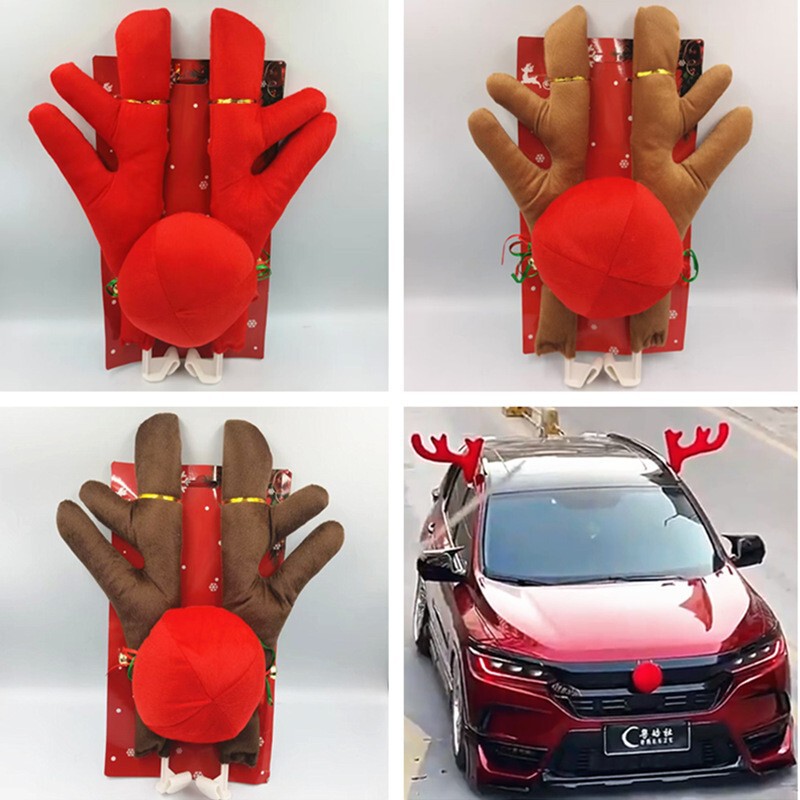 Christmas Car Roof Decoration Antlers Christmas Decorations Personalized Car Ornaments Car Show Event Christmas Car Roof Decoration Antlers Christmas Decorations Personalized Car Ornaments Car Show Event