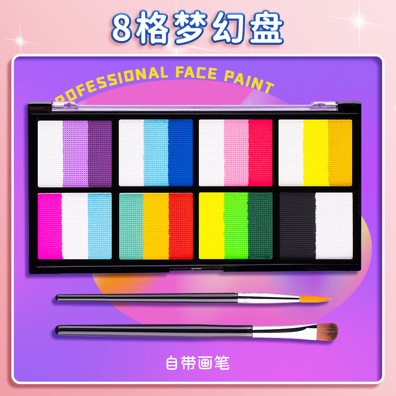 8 그리드 23 컬러 매칭 드림 플레이트 [무료 브러시 + 대용량 비디오 튜토리얼]