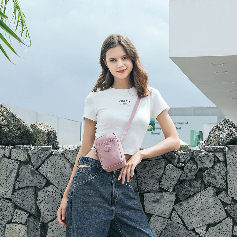 2024 New Mini Handbag, Lightweight Nylon Shoulder Bag, Trendy and Versatile Vertical Crossbody Bag for Women