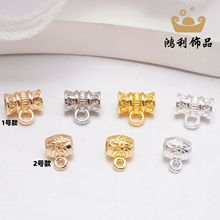 14K����ɫ�л����ε����B�ӭh �������ͨ���^���� diy���Ʒ