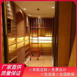 雪松木实木 家用商用进口雪茄柜 雪茄恒温柜保湿柜 设计效果图片