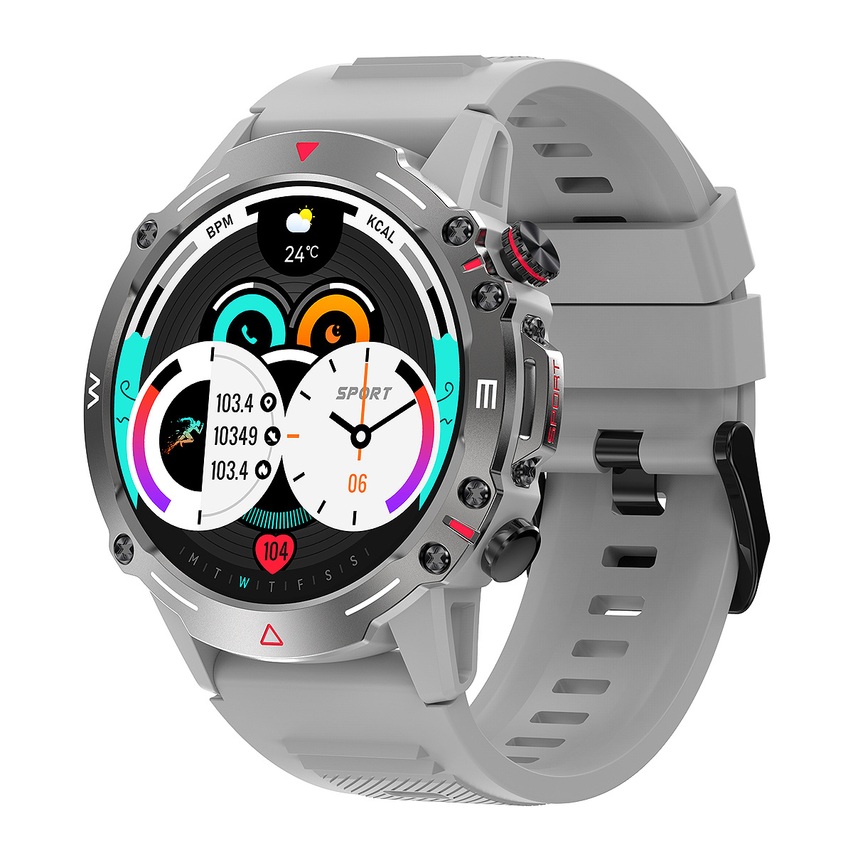 HK87 Bluetooth Anruf Smart Uhr Drei Anti-Custom Zifferblatt Herz_voghion.com