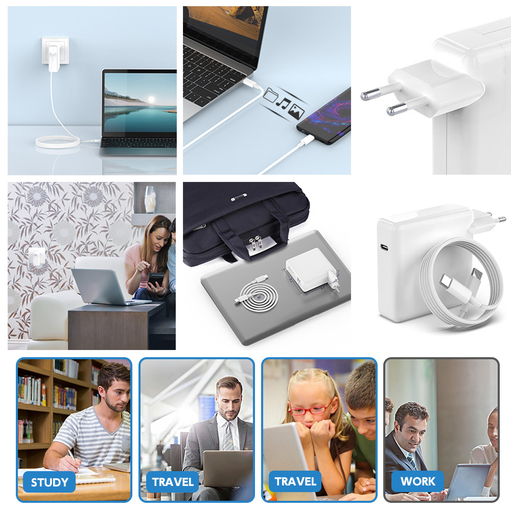 140W 96Wノートパソコン充電器適用Macbook Proアップル87W 61W電源アダプタ