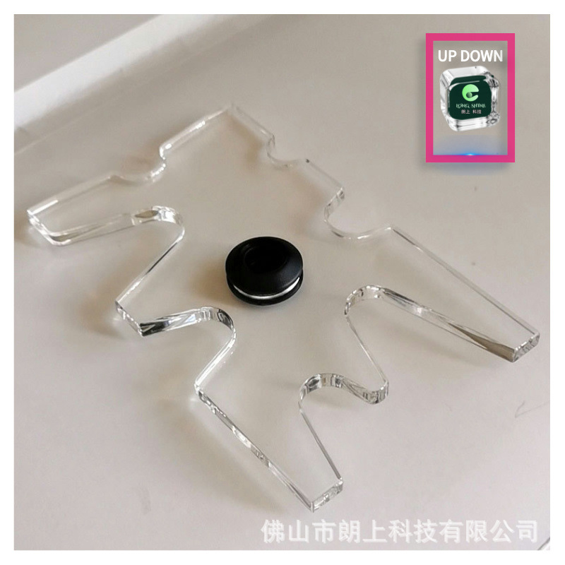 亚克力透明九球杆架杆头135MM升级版架杆器桌球台球用品鹿角架