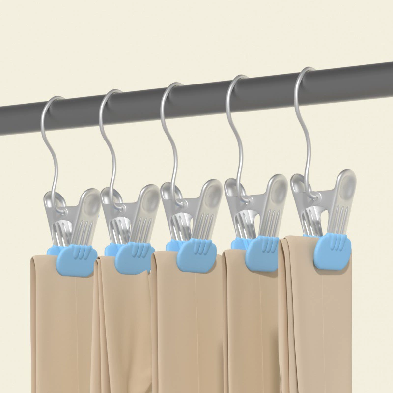 Бытовые бесшовные зажимы для брюк, специальный артефакт для хранения вешалок для брюк, многофункциональные крючки, прищепки, вешалка для шляп и одиночных брюк.