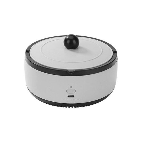 Home Car Ashtray Air Purifier, Secondhand Smoke Remover, Tobacco Odor Eliminator, Living Room Office Small, European and American Style, Charging