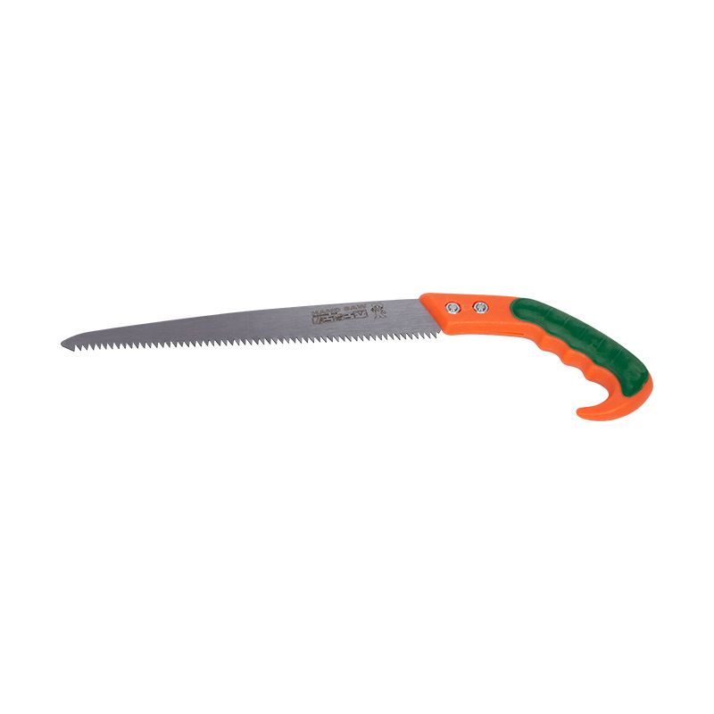 Sierra de mano profesional para carpintería, sierra de mano pequeña naranja-roja, sierra de podar para jardín, sierra de jardín, sierra de palanca manual, que ahorra esfuerzo. image 7