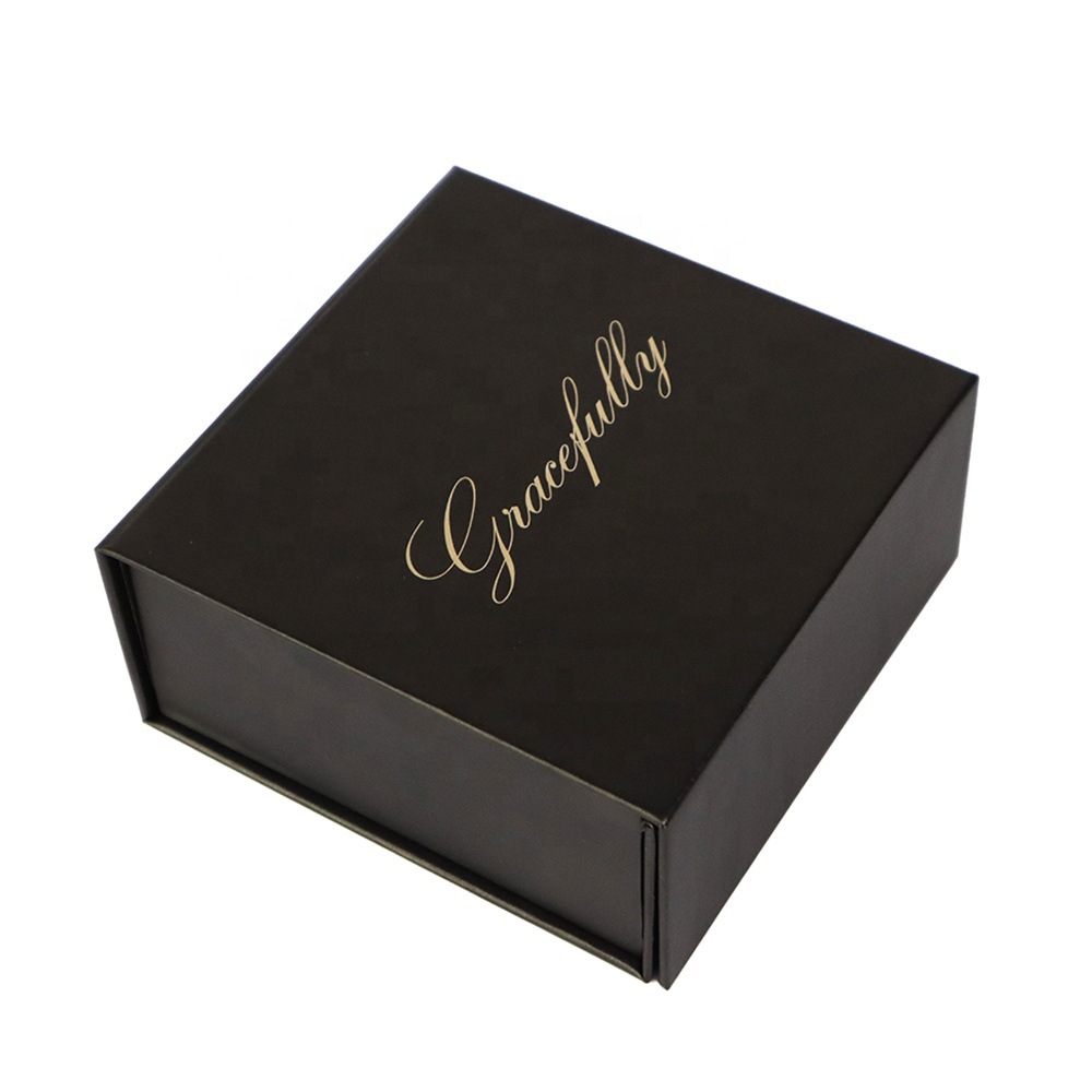 工厂定 制Customized Gold Logo Luxury Metallic Gold Collapsib