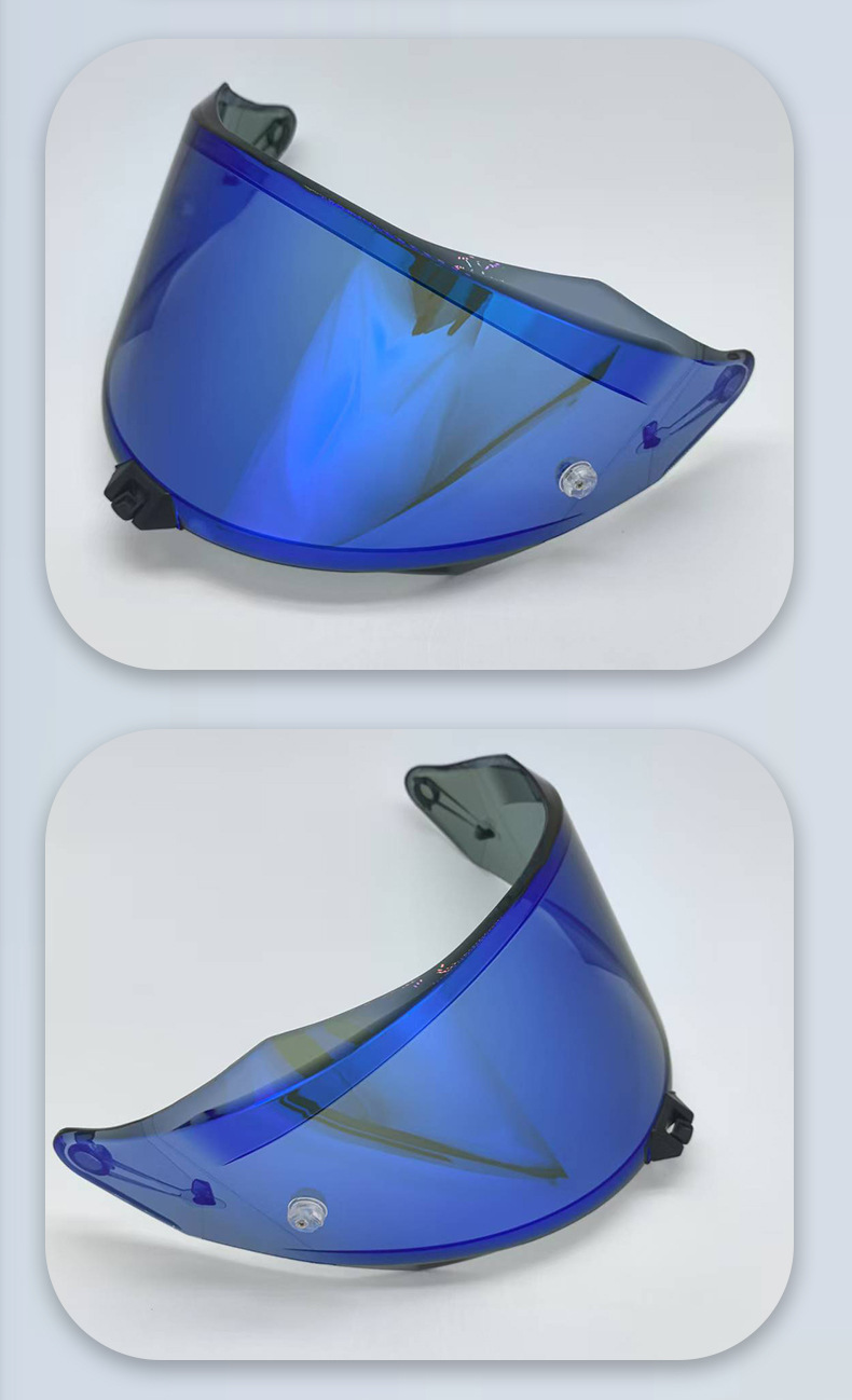 Motorcycle Helmet Lens Compatible with R2R, Suitable for Day and Night Use, Windproof, Sandproof, Waterproof, Anti-Fog, Color-Changing Visor, Anti-Fog Film