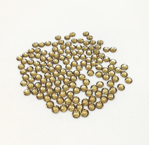 Color redondo taladro de fondo plano accesorios de ropa taladro de uñas accesorios taladro de vidrio DIY taladro de vidrio de color decoración manual