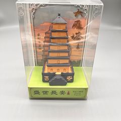 樹脂発光冷蔵庫マグネット大雁塔西安文化創造旅行お土産発光立体クリエイティブランドマーク冷蔵庫マグネット