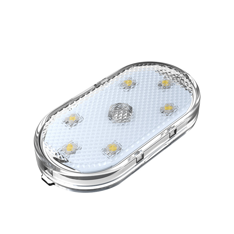 Luz de lectura de iluminación de automóviles actualizada con luz de inducción de atmósfera LED táctil RV USB luz de emergencia de techo image 2