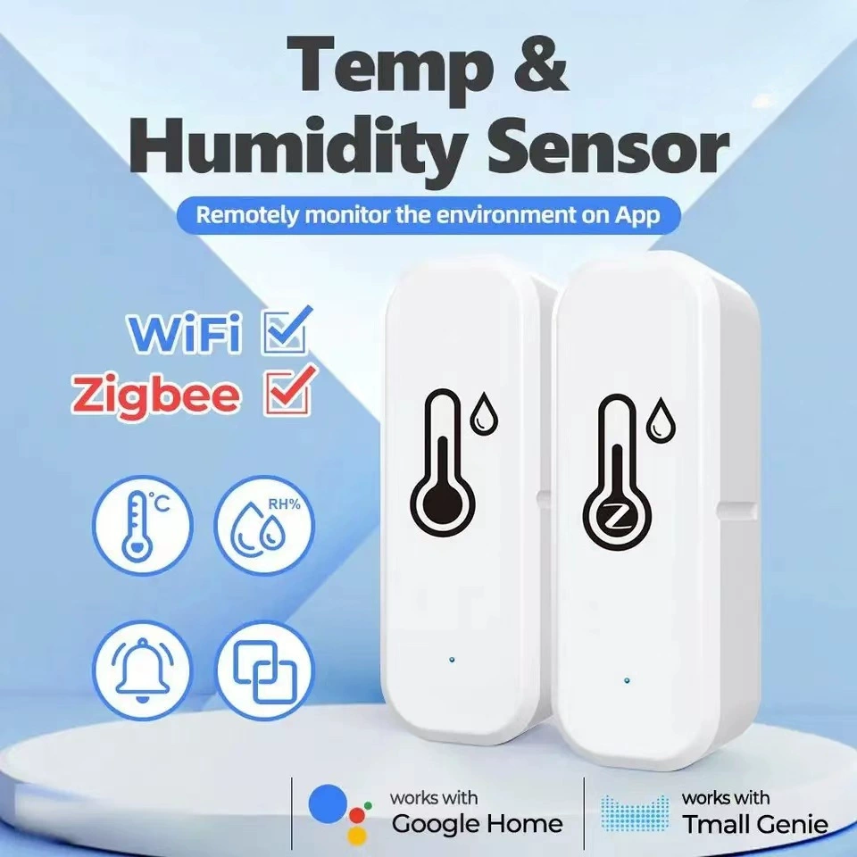 Tuya Tuya Wi-Fi Bluetooth датчик температуры и влажности детектор домашний беспроводной датчик температуры и влажности в помещении