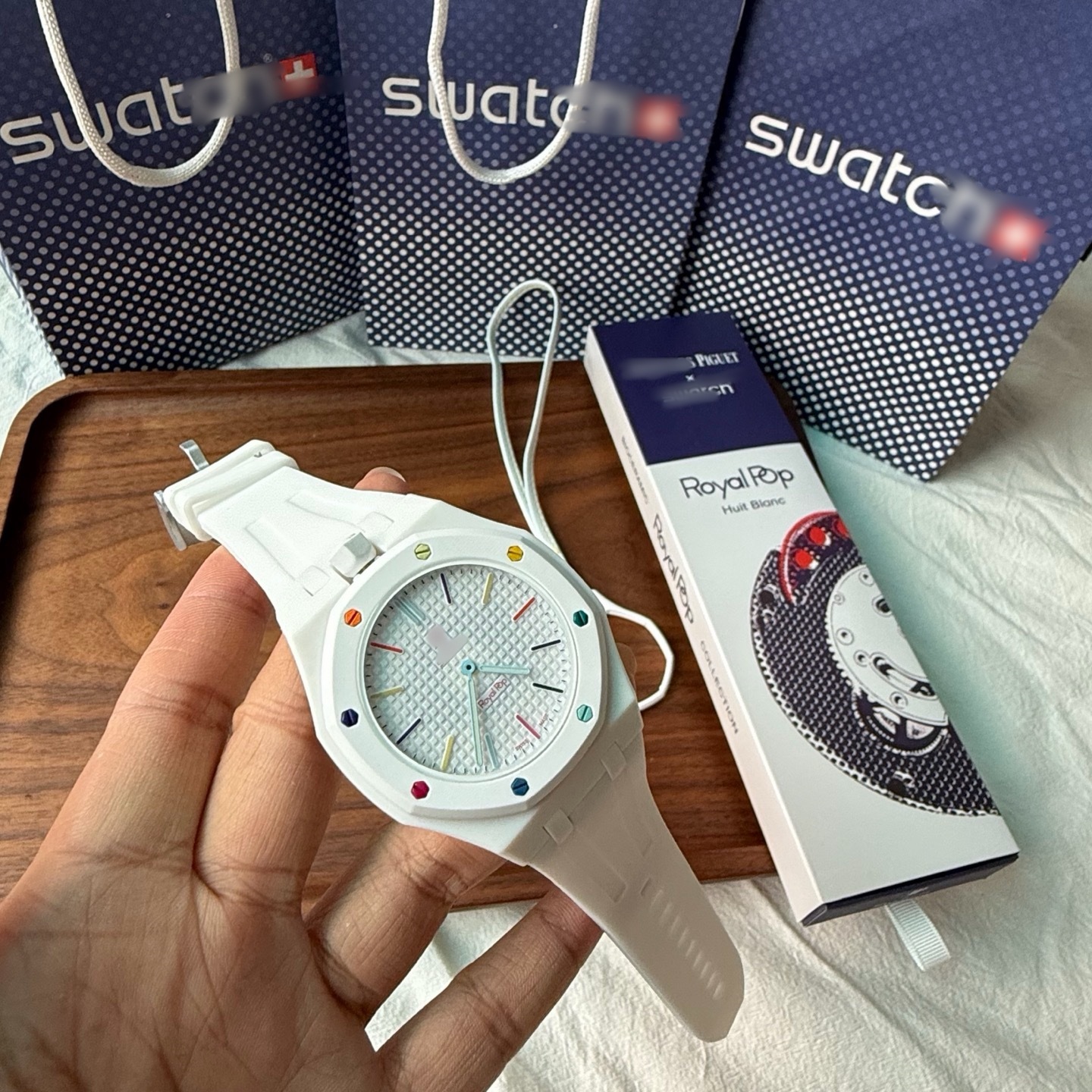 Cross-Border Men's and Women's Watches Swatch Wq Collaboration Ap Royal Oak Aliexpress Dunhuang Independent Site New Models Watchs