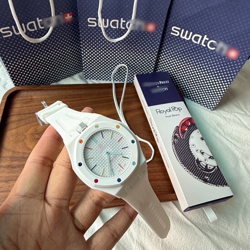 Cross-Border Men's and Women's Watches Swatch Wq Collaboration Ap Royal Oak Aliexpress Dunhuang Independent Site New Models Watchs Cross-Border Men's and Women's Watches Swatch Wq Collaboration Ap Royal Oak Aliexpress Dunhuang Independent Site New Models Watchs