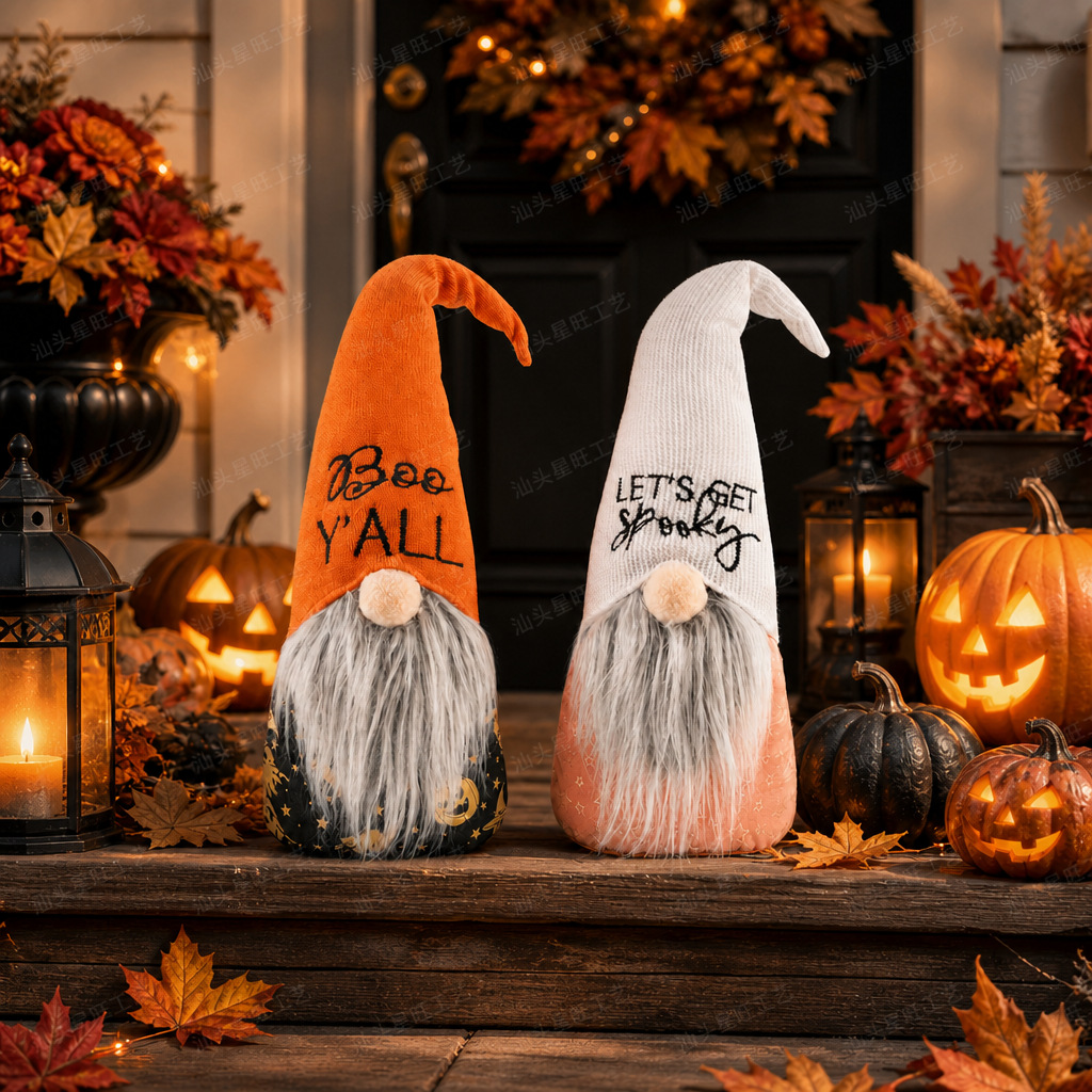 Transfronterizo nuevas decoraciones de Halloween sin rostro ancianos muñeca Linda enano de escritorio adornos finos de tierra