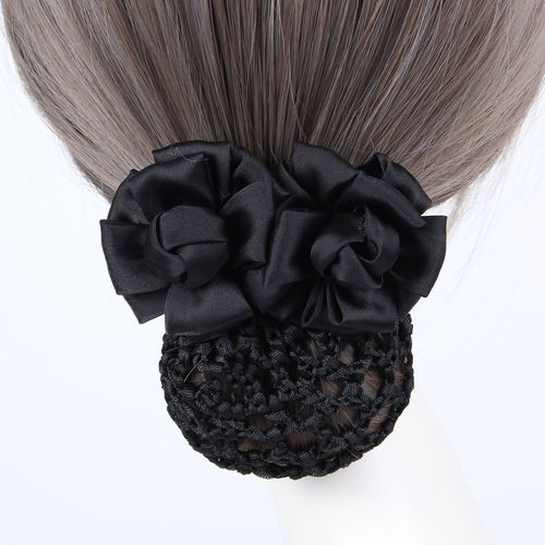 Head flower head accessory pompadour hair bun hair net for mom to tie hair specially designed new flower hair clip high-end