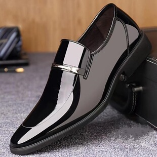 W 93984 Men's Pointed Leather Shoes ��ʿƤЬ �羳�W��