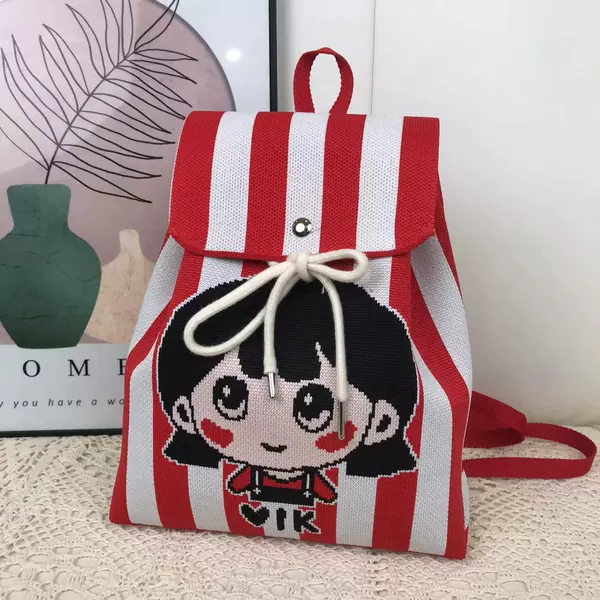 Red backpack