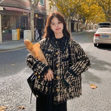 小香风羽绒服女2025冬新款气质名媛轻熟风加厚保暖短款白鸭绒外套