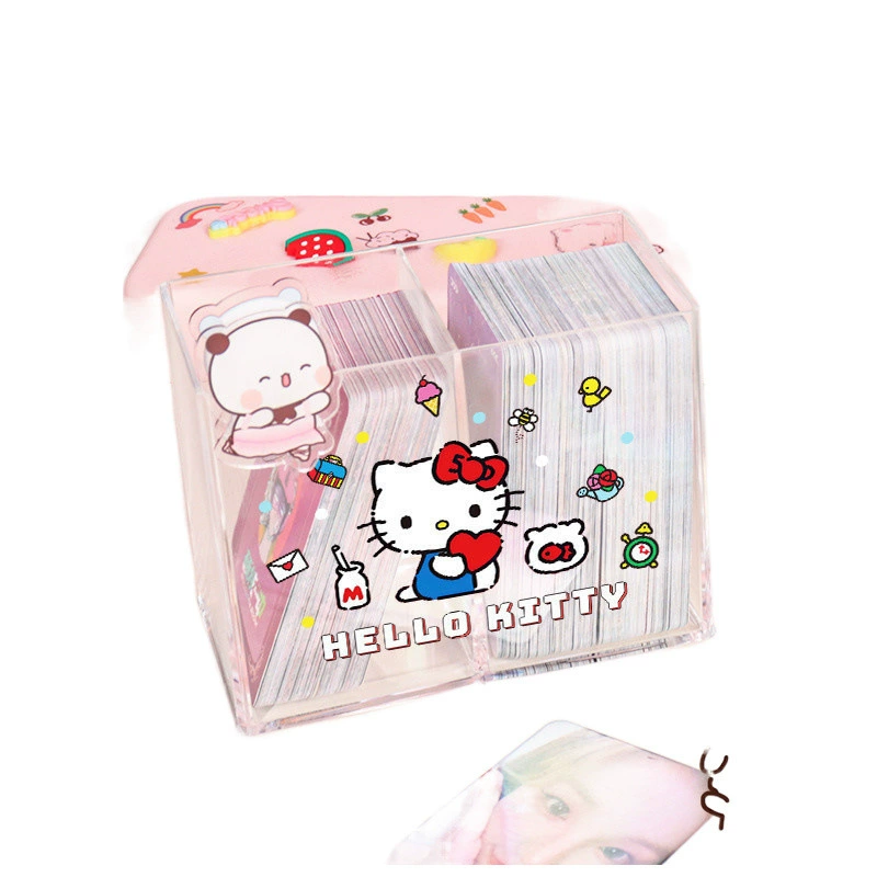 Hello Kitty, коробка для хранения на столе для учеников начальной школы, карточки, держатель карточек, держатель для ручек