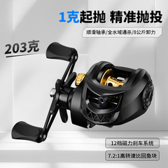 防炸线水滴轮远投鱼轮全金属路亚微物鱼线轮海竿轮渔线轮渔具批发