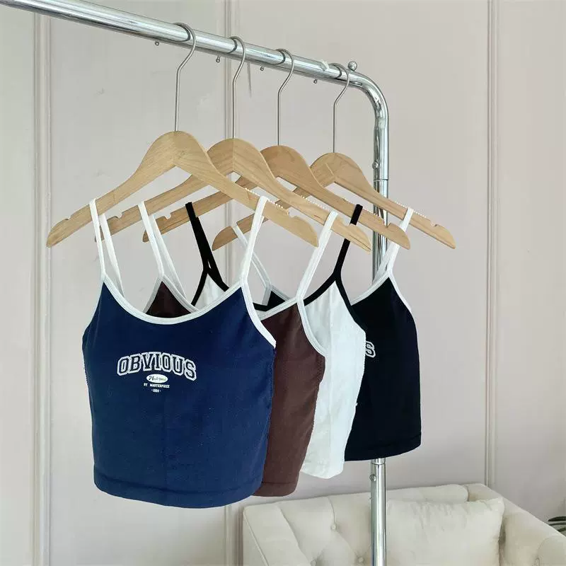 Американский Ретро Слинг маленький жилет женские летние Детки дизайн чувство без рукавов короткая плотная внутренняя верхняя одежда