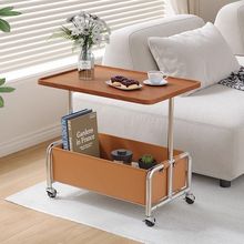 客厅沙发边几现代简约小推车创意侧边柜带轮可移动小茶几床头桌子