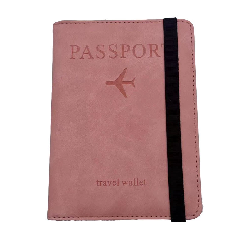 Passport Cover PU Travel Wallet, Universal Handheld Protective Case, 15 × 11 cm, Multi-Color