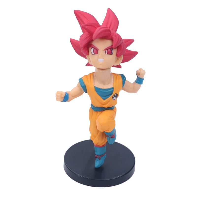 Версия Dragon Ball Q 9 поколения 6 Гоку двуразмерные фигуры анимационные украшения ручные фигурки автомобильные украшения офисная декорация