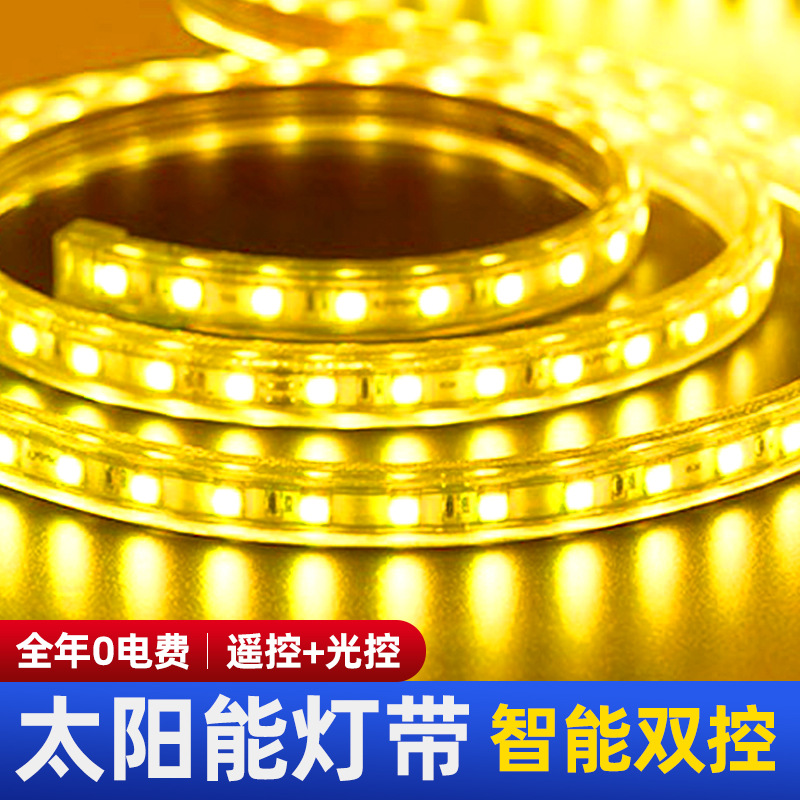 lámpara solar correa de lámpara al aire libre impermeable super brillante alta potencia patio balcón jardín led camping skylight atmósfera