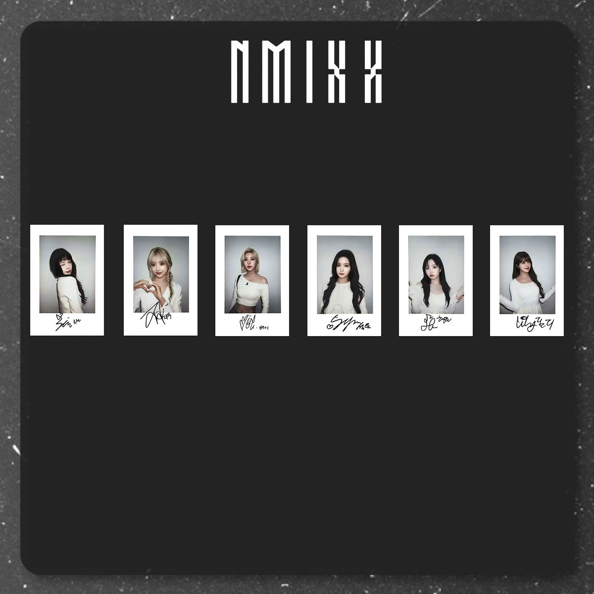 [NMIXX组合LUCKY DRAW EVENT小卡Apple music特典卡 拍立得小卡]
