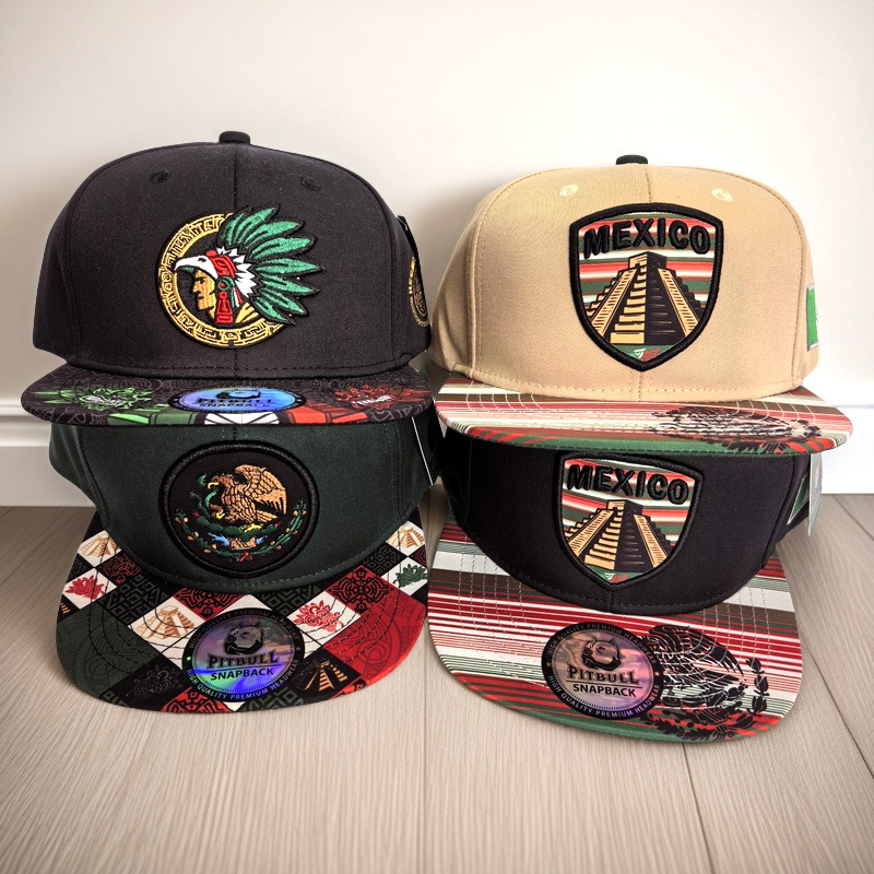 墨西哥平檐帽子mexico印第安平沿棒球帽民族复古风格墨西哥嘻哈帽
