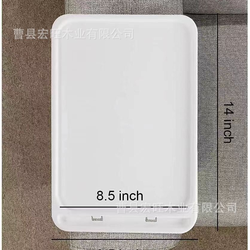 Transfronterizo creativo hogar sofá clip plato de fruta sofá teléfono móvil tableta soporte bandeja de madera merienda multi-función placa