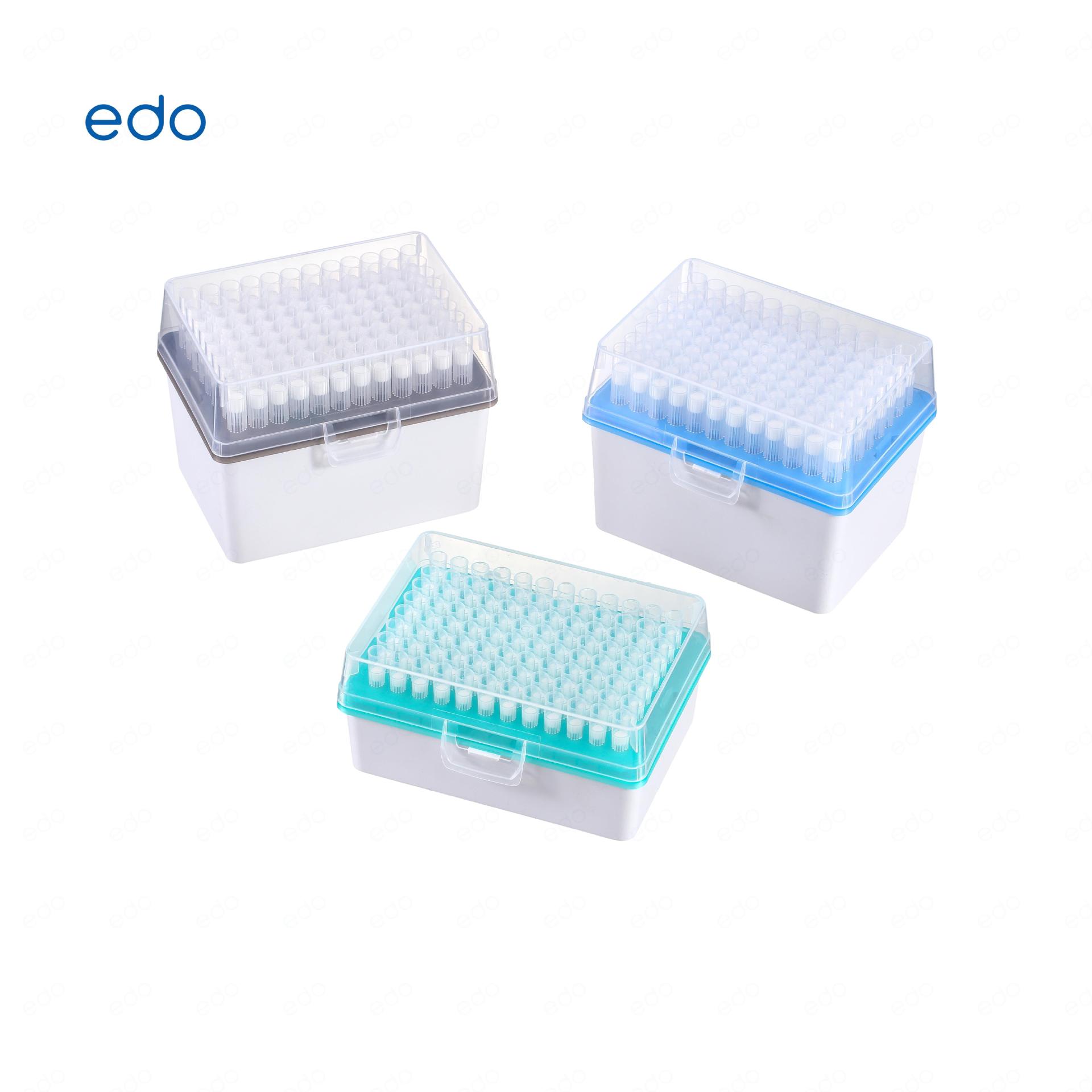 EDO 带滤芯吸头 20ul 吸液精准 盒装 灭菌 1360708